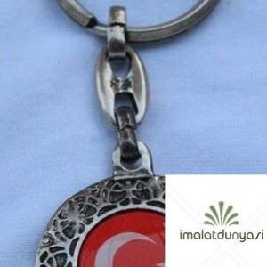 Metal Bayrak Anahtarlık 307as