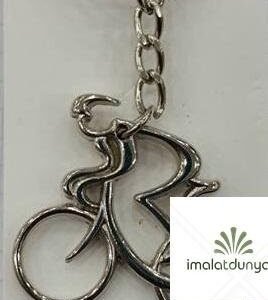 Metal Bisiklet Yarışçısı Anahtarlık 620as