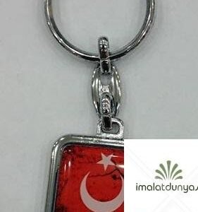 Metal Bozkurt Türk Anahtarlık 433as