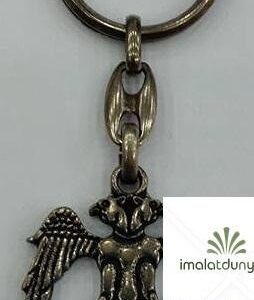 Metal Çift Başlı Türk Anahtarlık 336as