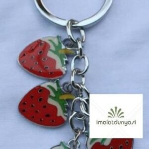 Metal Çilek Salkım Anahtarlık 241as