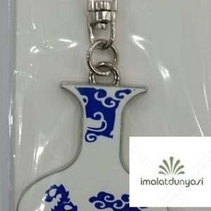 Metal Çinili Vazo Anahtarlık 631as