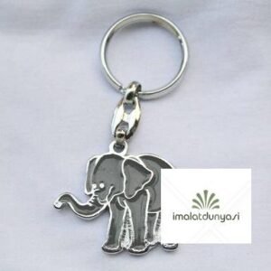 Metal Mineli Fil Anahtarlık 662as
