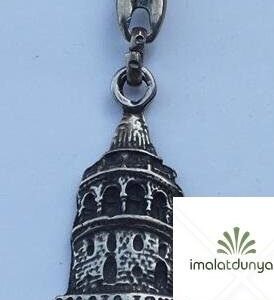 Metal Galata Kulesi Anahtarlık 294as