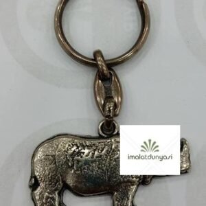 Metal Gergedan Anahtarlık 329as