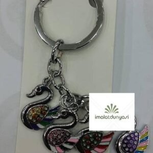 Metal Kuğu Salkım Anahtarlık 262as