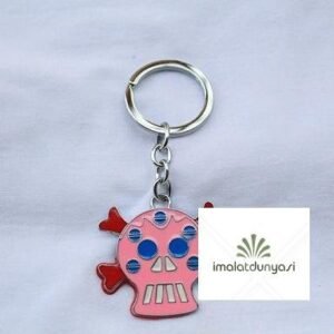 Metal Mineli Kurukafa Anahtarlık 583as