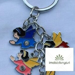 Metal Taşlı Melek Salkım Anahtarlık 231as