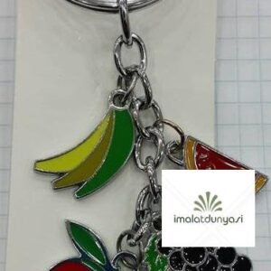 Metal Meyve Salkım Anahtarlık 251as