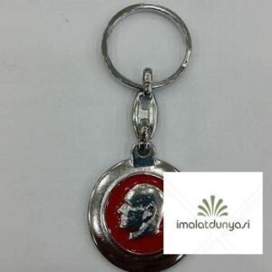 Metal Mineli Atatürk Anahtarlık 715as