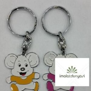 Metal Mineli Fare Anahtarlık 712as