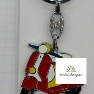 Metal Mineli Vespa Motosiklet Anahtarlık 700as