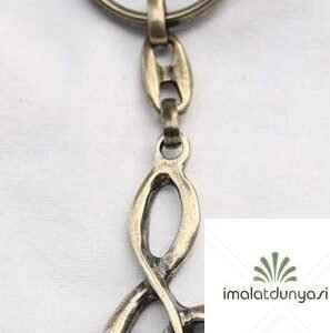 Metal Sol Anahtarı Nota Anahtarlık 311as