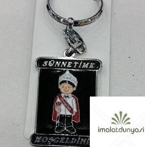 Metal Mineli Sünnetime Hoşgeldiniz Anahtarlık 692as