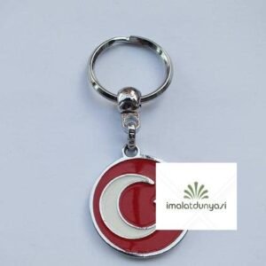 Mineli Metal Bayrak Anahtarlık 364as