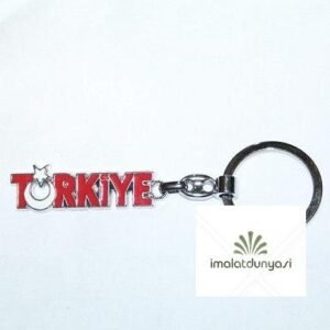 Mineli Metal Türkiye Anahtarlık 369as