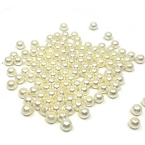Yarım Inci Boncuk 6 Mm Krem Renk 100 Adet