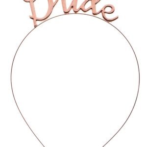 Metal Saç Tacı Bride Rose Renk